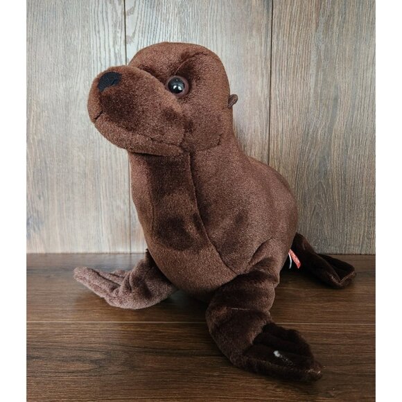 Wild Republic Realistic Brown Sea Lion 12" Ocean Plush Stuffed Animal Toy - Picture 1 of 8